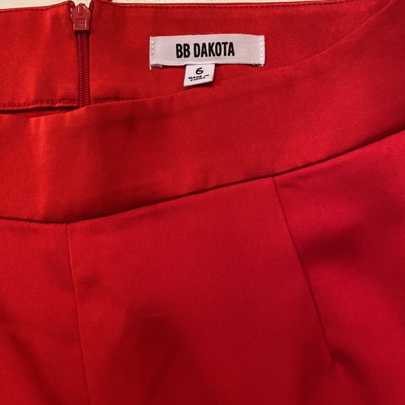 Red silk trousers from Lucca , size 6 - Picture 3 of 6